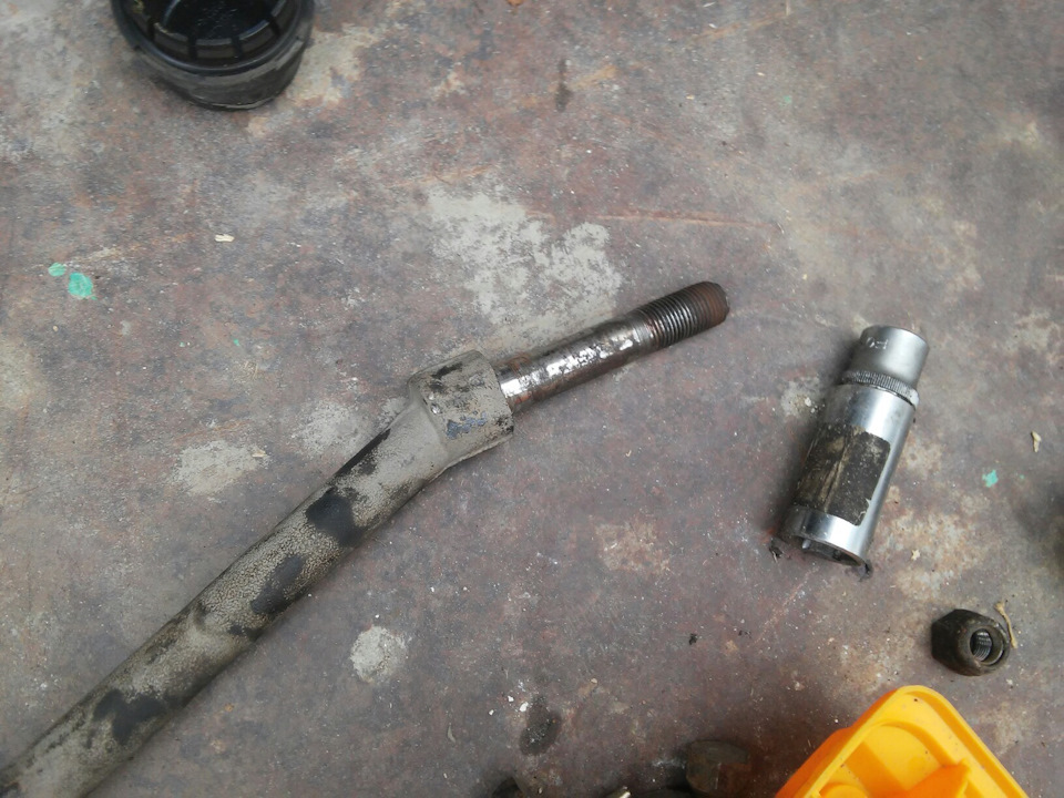 Замена краба и шаровой. — Lada 2115, 1,5 л, 2004 года | своими руками ...