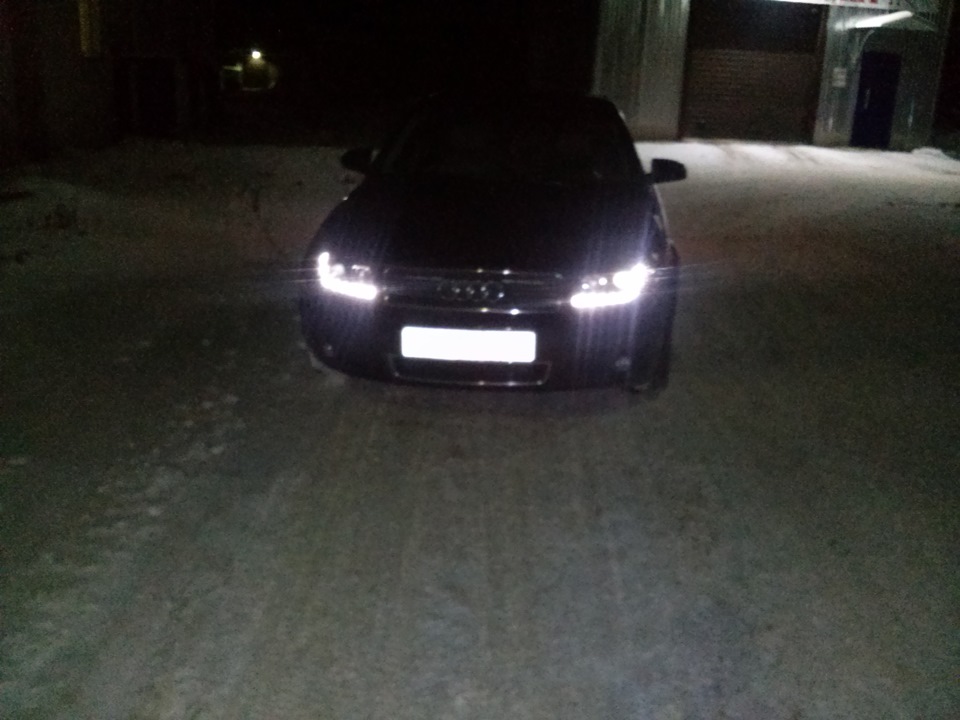фары… — Audi A4 (B6), 1,8 л, 2003 года | тюнинг | DRIVE2