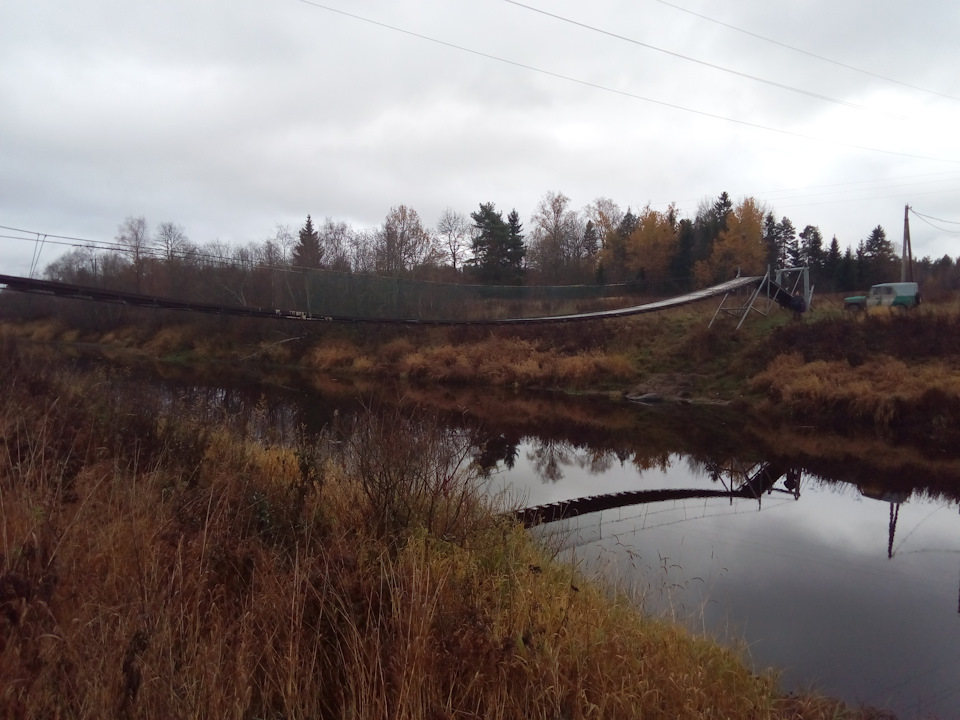 Обрывистый берег Ояти и Мосты на р. Тигода. — DRIVE2