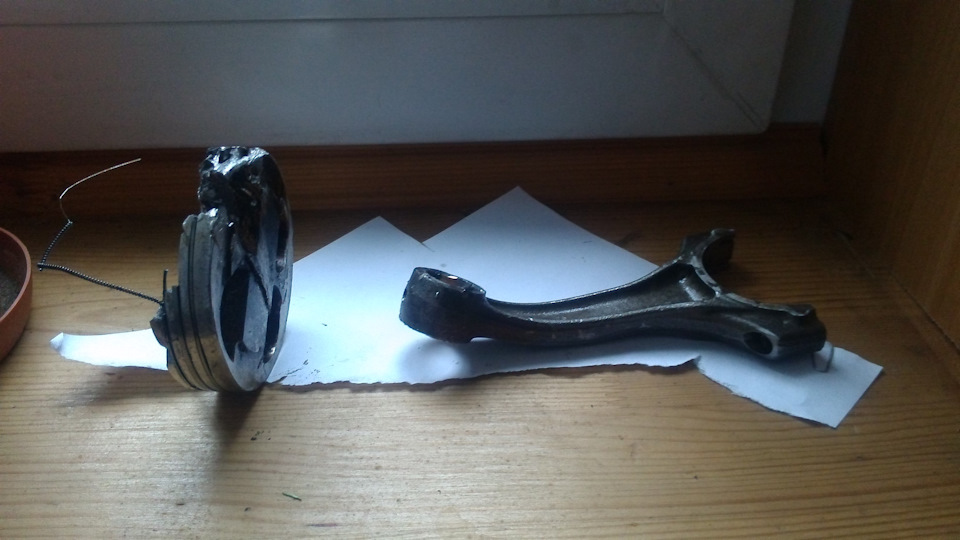 СТК 21126 ПОРШНИ ГАВНО ПОЛНОЕ оборвало юбку — Lada 21112, 1,7 л, 2002 ...