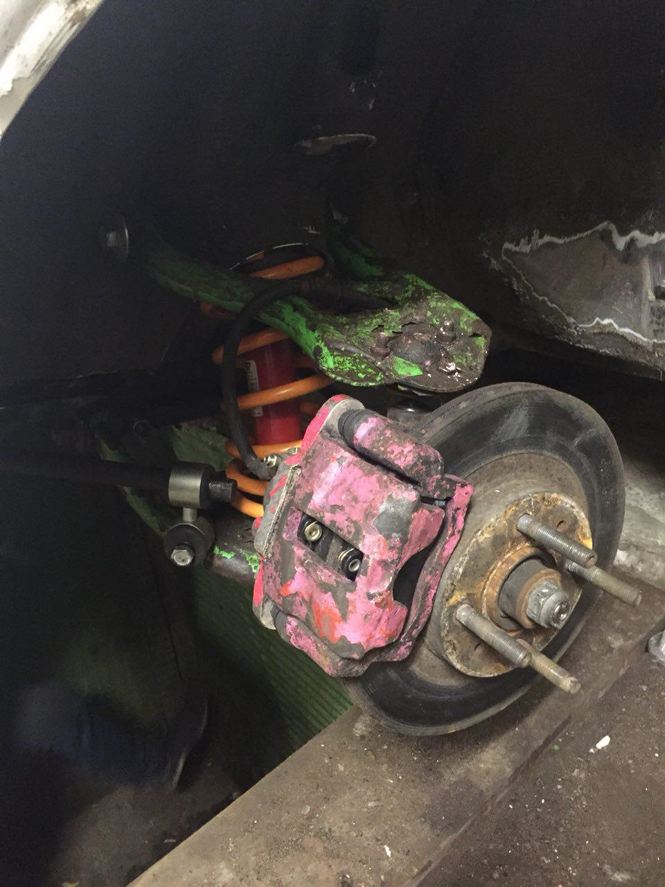 Подвеска. Зеленые рычаги, технорессор -50 и другое — LADA 21053, 1,5 л ...