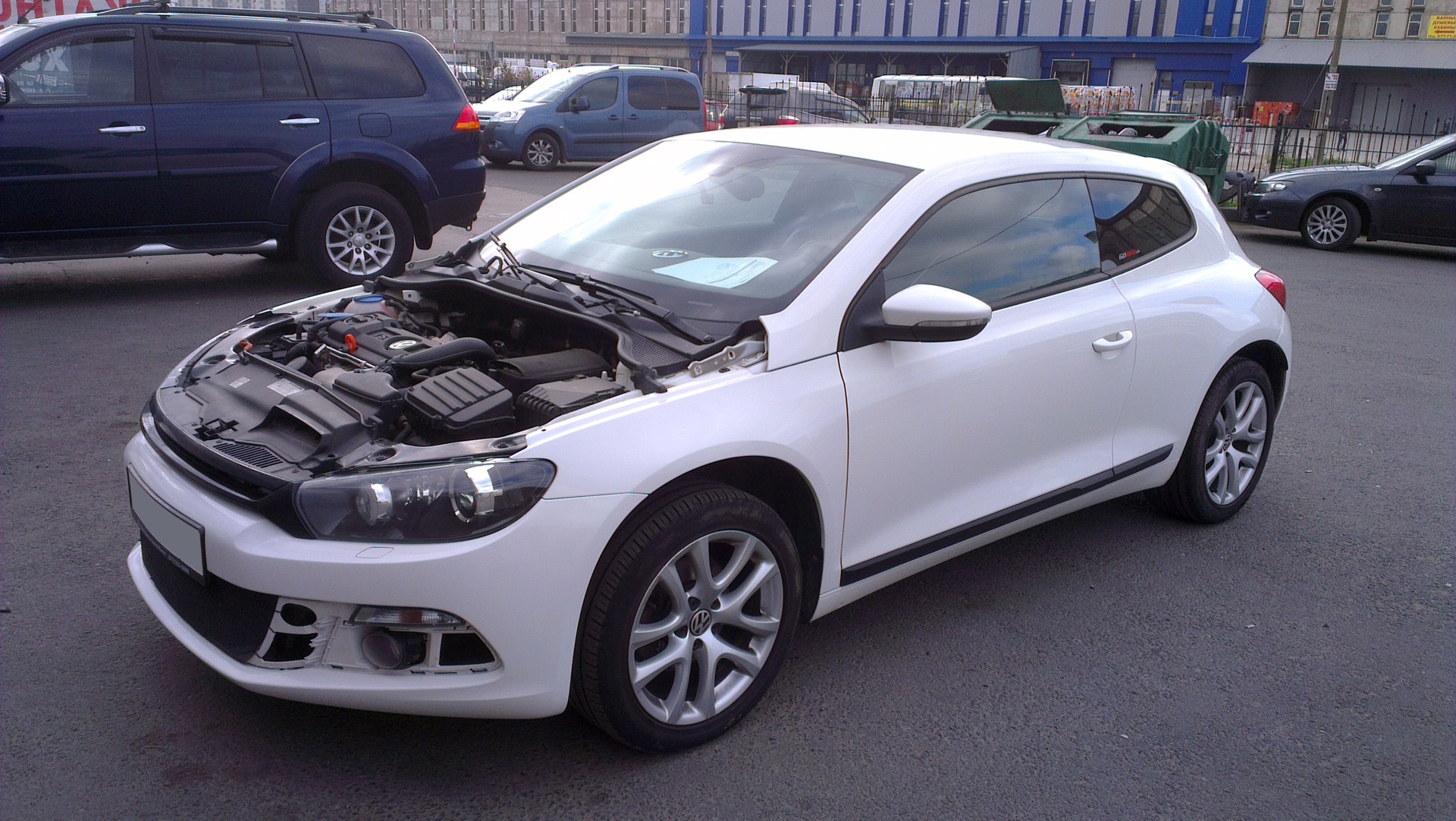 Volkswagen Scirocco открытый люк