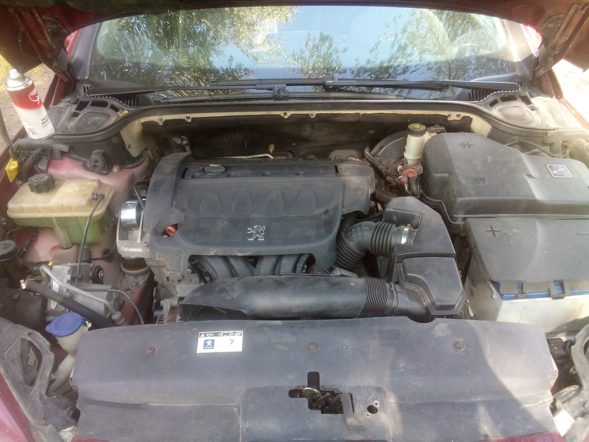 Чистка дроссельной заслонки — Peugeot 407 SW, 2 л, 2006 года | своими ...