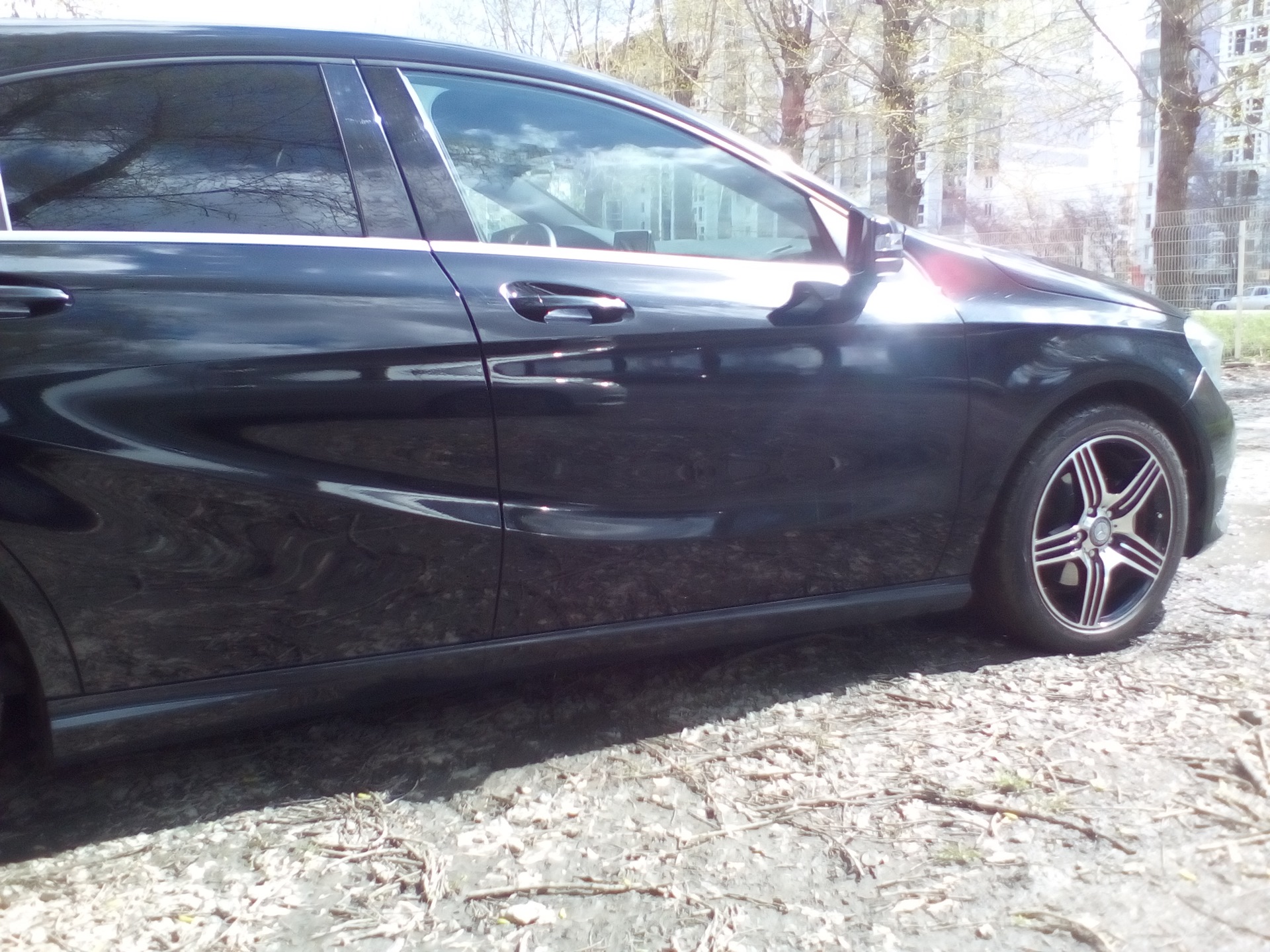 Тапки на лето — Mercedes-Benz A-Class (W176), 1,6 л, 2014 года ...