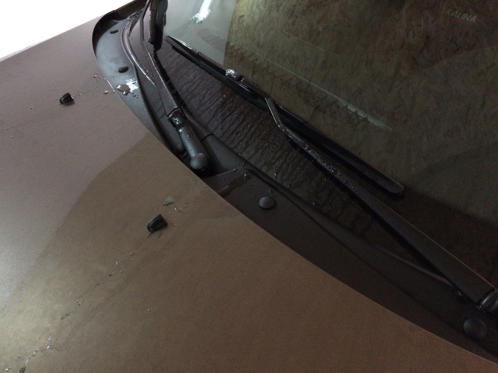 Веерные форсунки стеклоомывателя Шеви Нива. — Lada Калина 2 Спорт, 1,6 ...