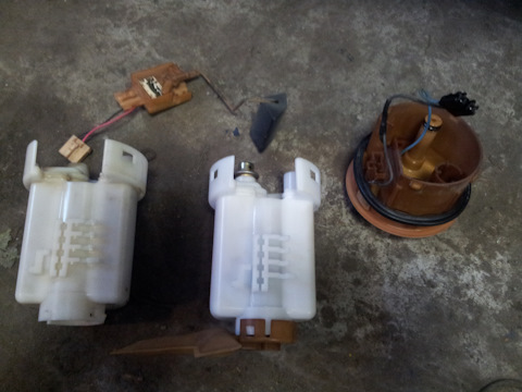 Замена топливного фильтра - Toyota Carina (6G), 1,8 л, 1995 года расходники DRIV