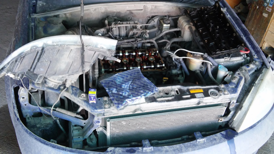 Прокладка клапанной крышки. — Chevrolet Lacetti 5D, 1,6 л, 2005 года ...