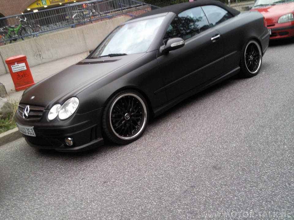 Mercedes CLK 209 матовый черный