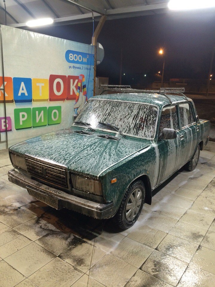 Ручная автомойка — Lada 21070, 1,5 л, 2005 года | фотография | DRIVE2