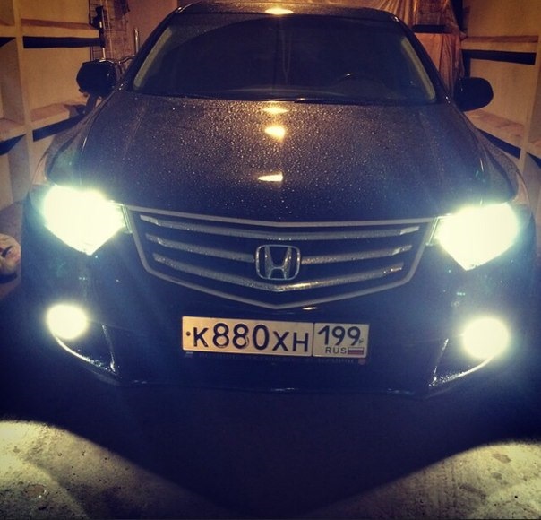 Диоды в противотуманки и в габариты — Honda Accord (8G), 2,4 л, 2008 ...