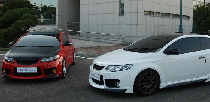 Kia Cerato Koup Tuning White