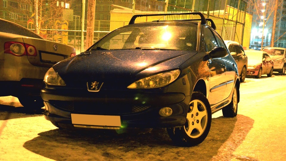 Peugeot 206 1.4 бензиновый 2004 | Dark Blue XT на DRIVE2