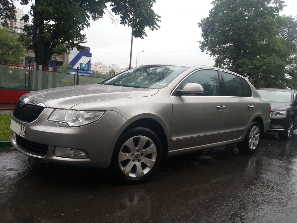 Как я перевез капот в багажнике на Skoda Superb2 — Skoda Superb Mk2, 1 ...