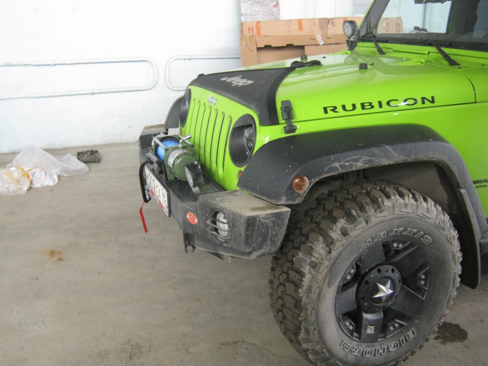 Лебедка — Jeep Wrangler (JK), 3,6 л, 2012 года | аксессуары | DRIVE2