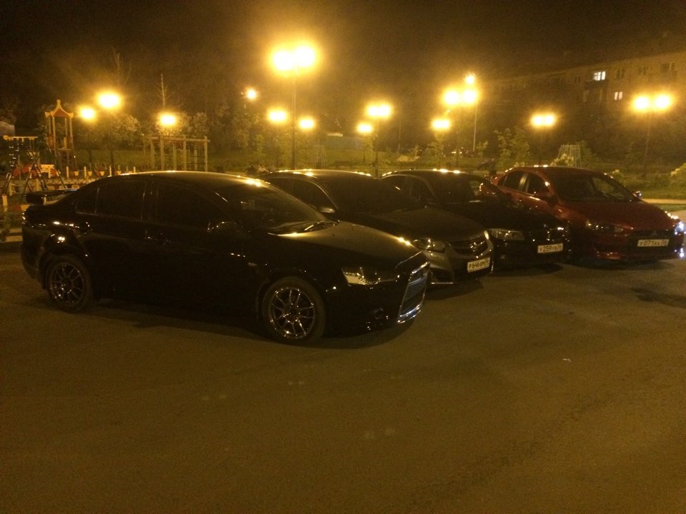 Дроссель и воздушный фильтр — Mitsubishi Lancer X, 1,8 л, 2008 года ...