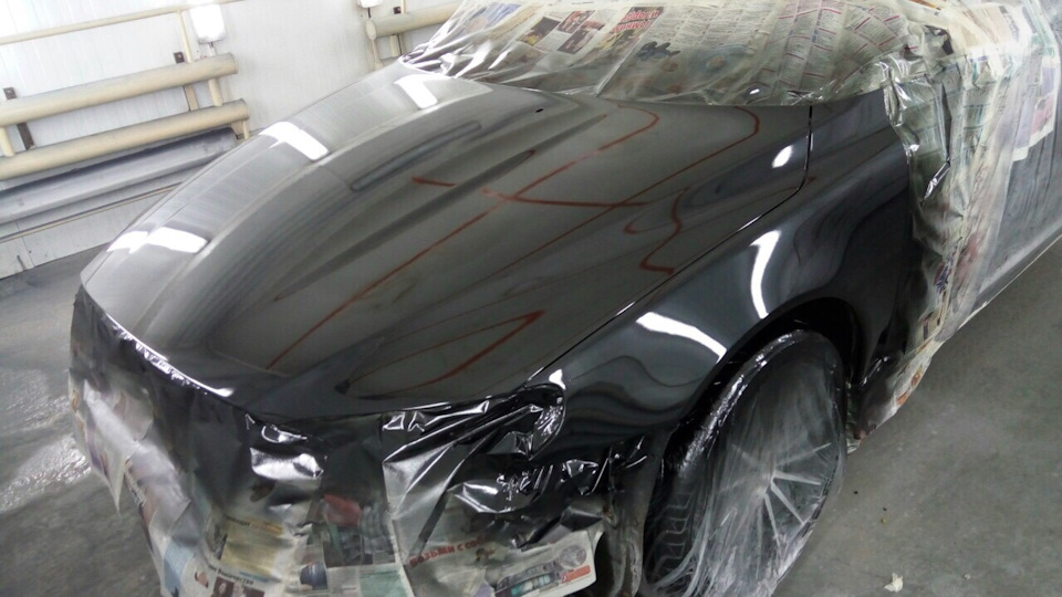 Хотел полирнуть и подкрасить бампер — Volvo S80 (2G), 2,5 л, 2012 года ...