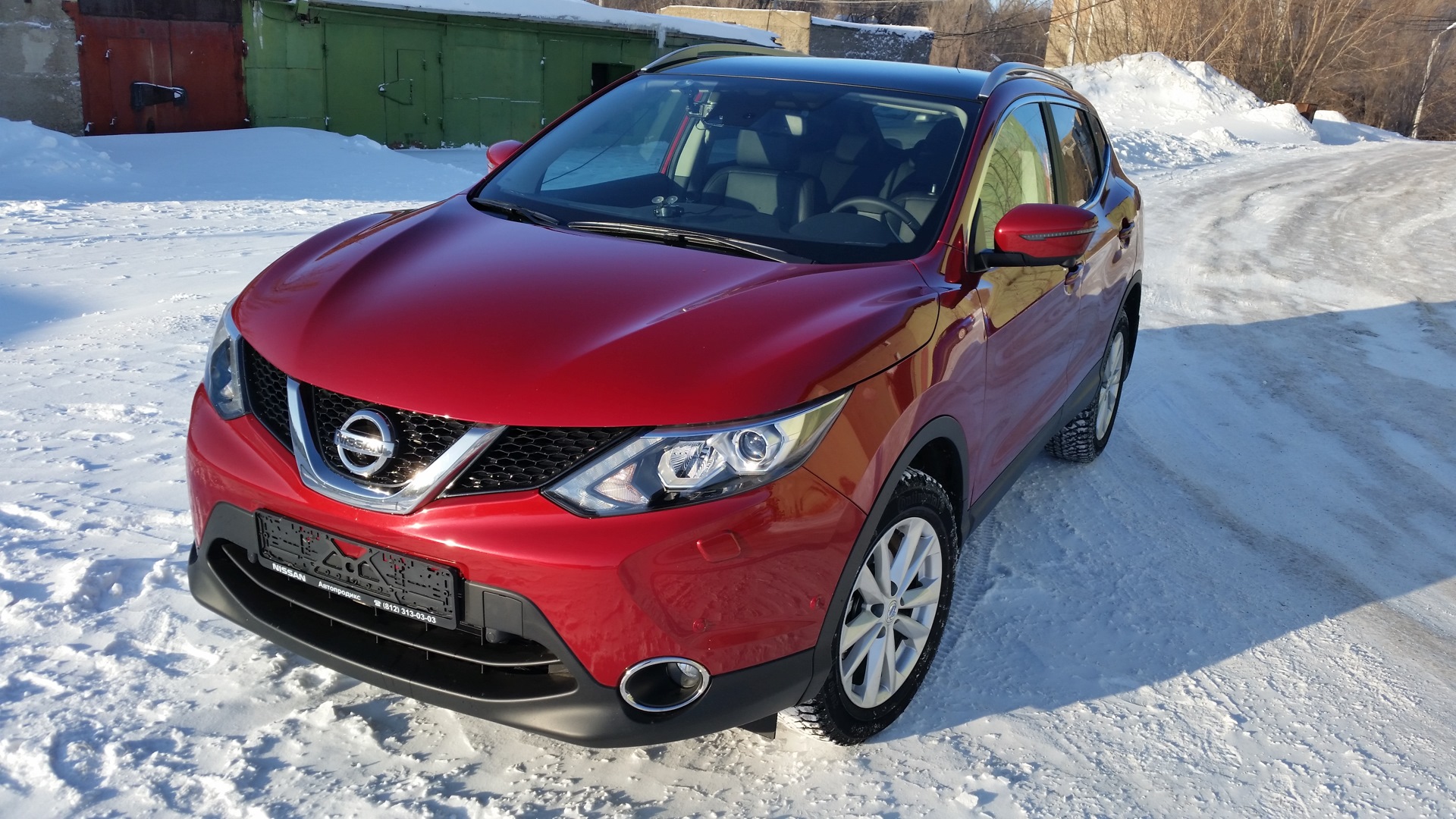 Nissan Qashqai красный 2014