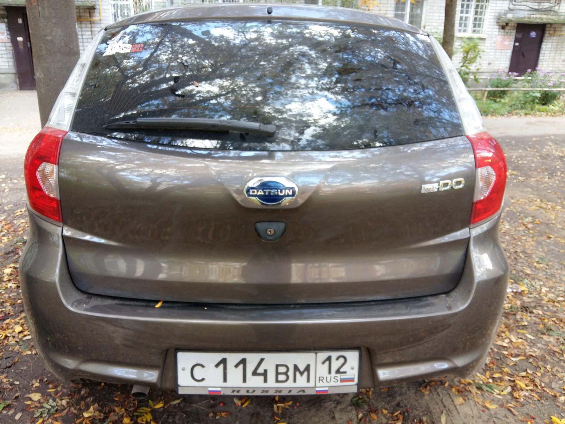 датсун он до задний ход