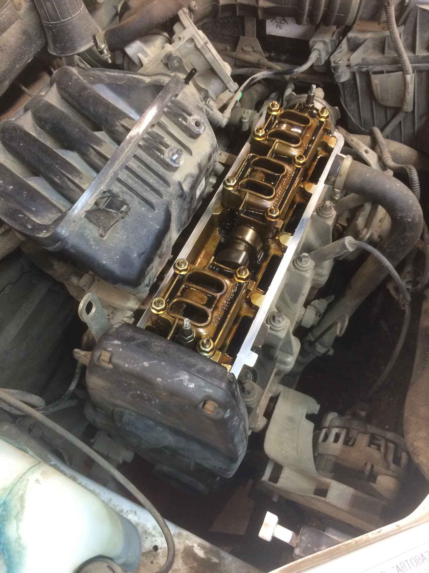 ГРМ — Lada Гранта, 1,6 л, 2014 года | плановое ТО | DRIVE2