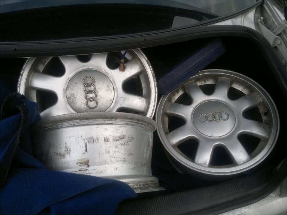 прикупил по случаю! — Audi 100 (C4), 2,3 л, 1991 года | колёсные диски ...
