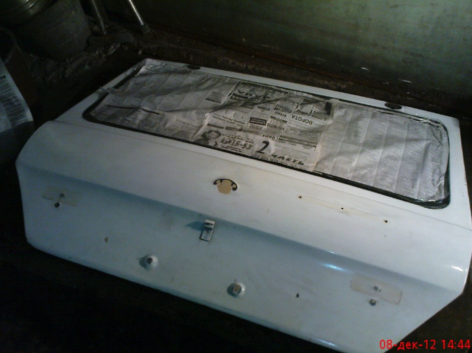 Покраска багажника — Москвич 2137, 1,8 л, 1981 года | тюнинг | DRIVE2