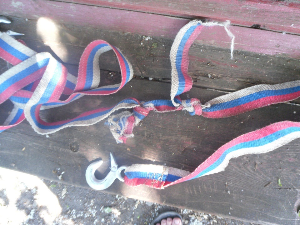 Самодельный буксировочный трос — Lada 21074, 1,6 л, 2001 года ...