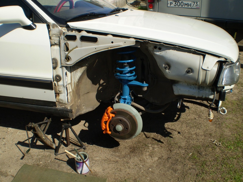 Весенний апдейт. Снятие переднего и заднего бампера, передних крыльев ...