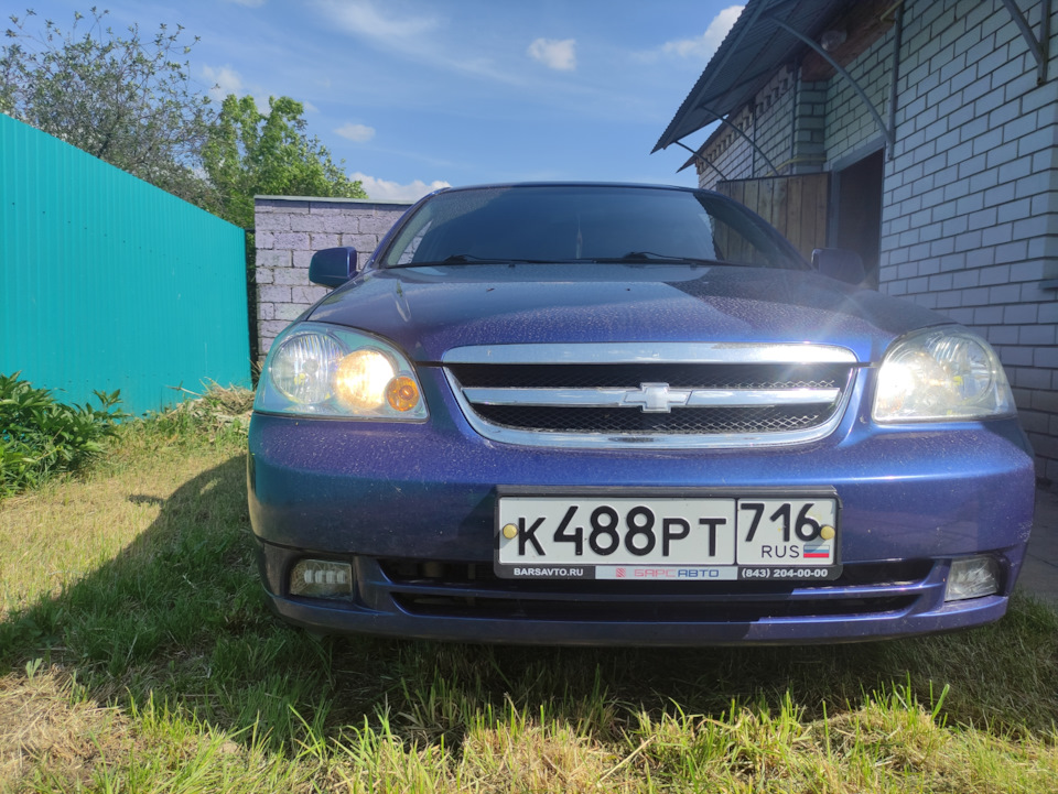 Дхо, дальний в пол накала — Chevrolet Lacetti Sedan, 1,4 л., 2012 года ...