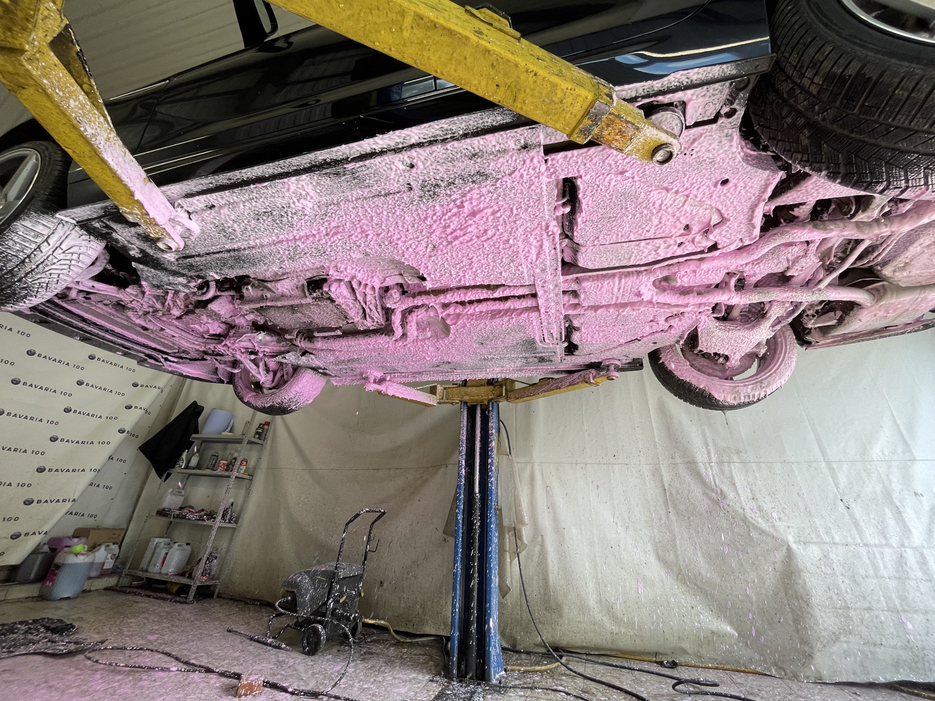 Мойка днища — BMW 6 Series Gran Coupe (F06), 3 л, 2013 года | мойка ...