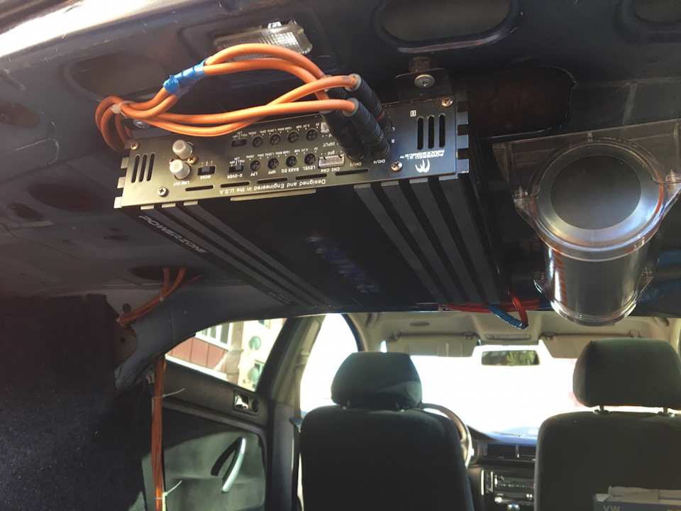 Установка усилителя Crunch — Volkswagen Passat B5, 1,6 л, 2000 года ...