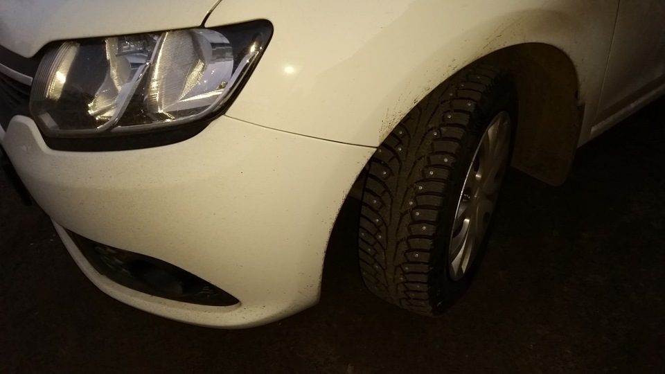 шиномонтаж за 600р 63-15-85 лесной 51 — Renault Sandero 2G, 1,6 л, 2015 ...