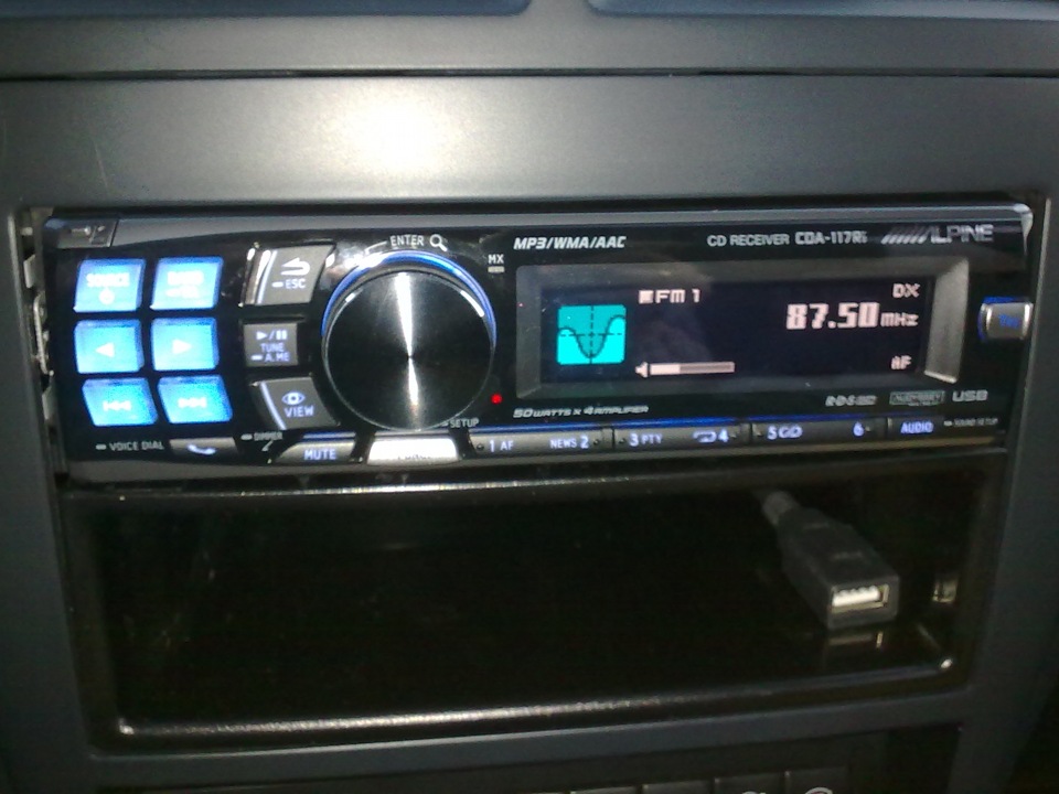 установка магнитолки alpine 117 Ri — Nissan Almera Classic (B10), 1,6 л ...