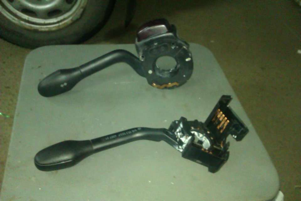 Переключатели дворников и поворотников — Volkswagen Golf Mk3, 1,4 л ...