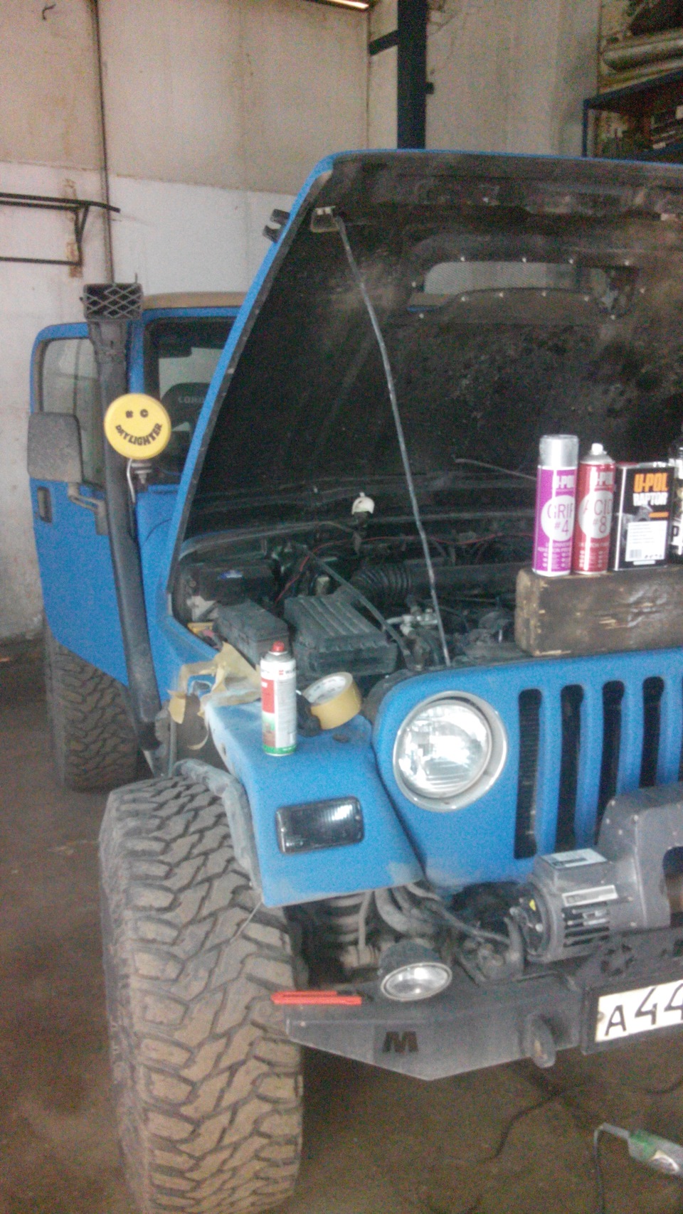 Теперь мы красим раптором. Сами. У себя. Без посредников. — 4x4ok на DRIVE2