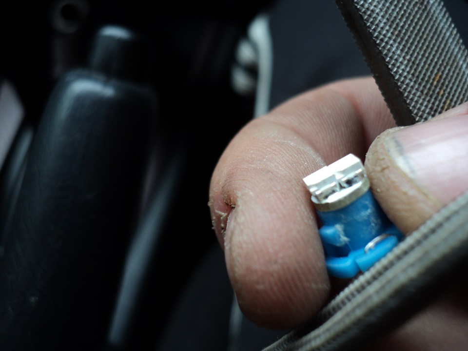 Подсветка печки на диодах — Nissan Bluebird (U14), 1,8 л, 2001 года ...