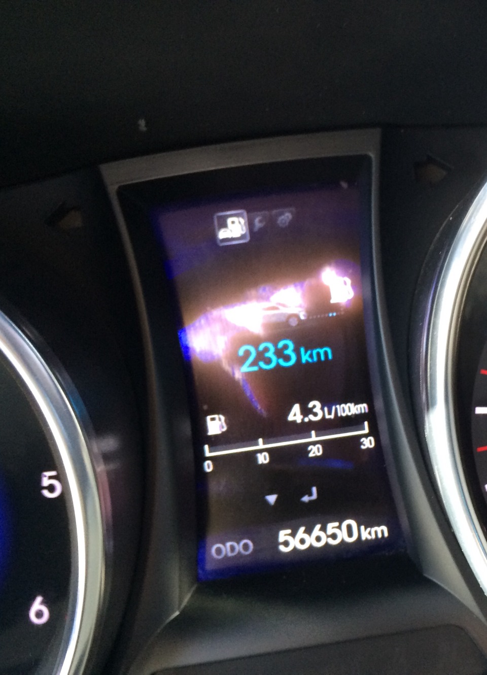 Расход топлива. — Hyundai Santa Fe (3G), 2,2 л., 2012 года | наблюдение ...