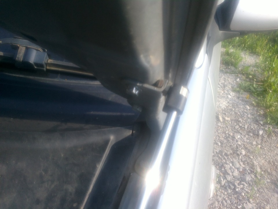Газовые стойки под капот. — Subaru Impreza (GD/GG), 2 л, 2003 года ...