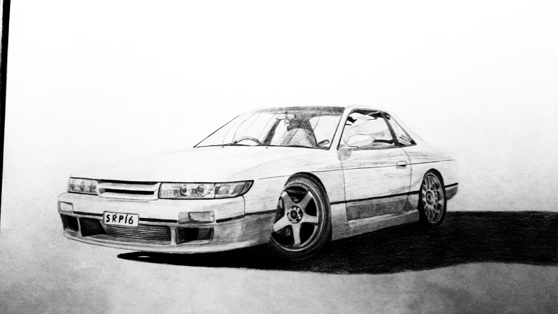 Nissan Silvia s13 рисунок