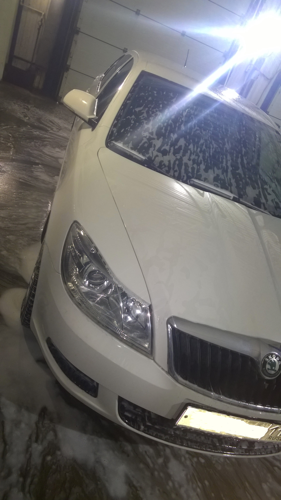 Долой грязи — Skoda Octavia A5 Mk2, 1,6 л, 2011 года | мойка | DRIVE2