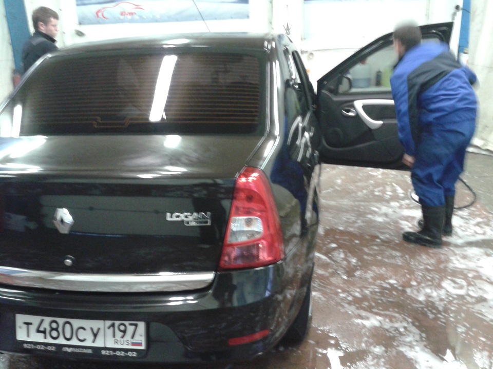 Супер мойка в Чертаново!г.Москва) — Renault Logan (1G), 1,6 л, 2012 ...