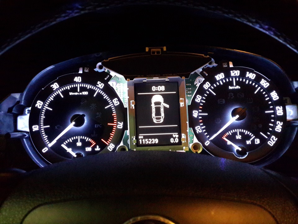 приборы шкода суперб