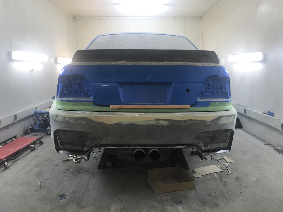 Изготовление диффузора. — BMW 5 series (E39), 4,6 л, 1999 года | тюнинг ...