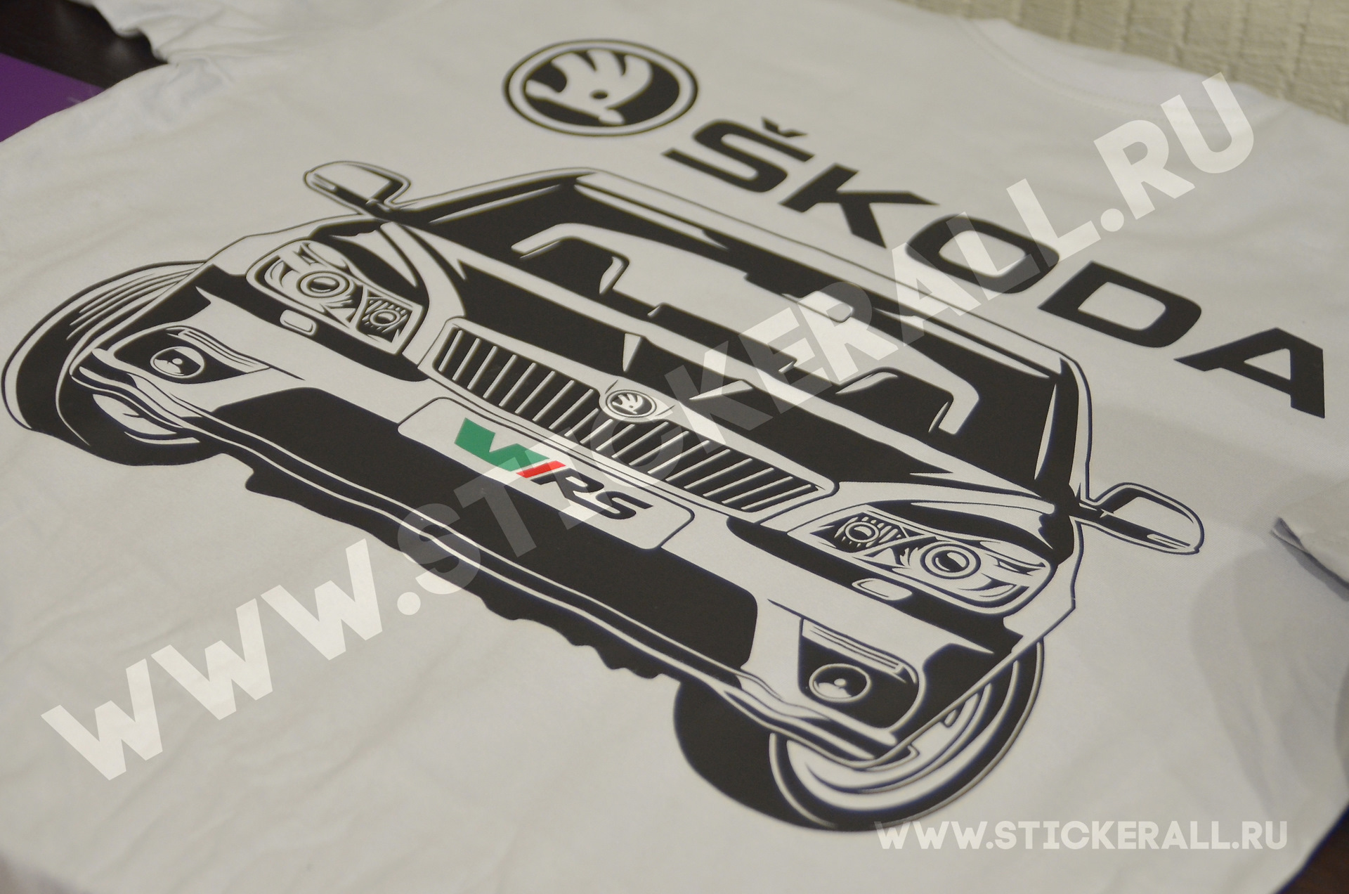 Футболки с тачками — SKODA OCTAVIA ч.81 Stickerall.ru — illinoisebro на ...