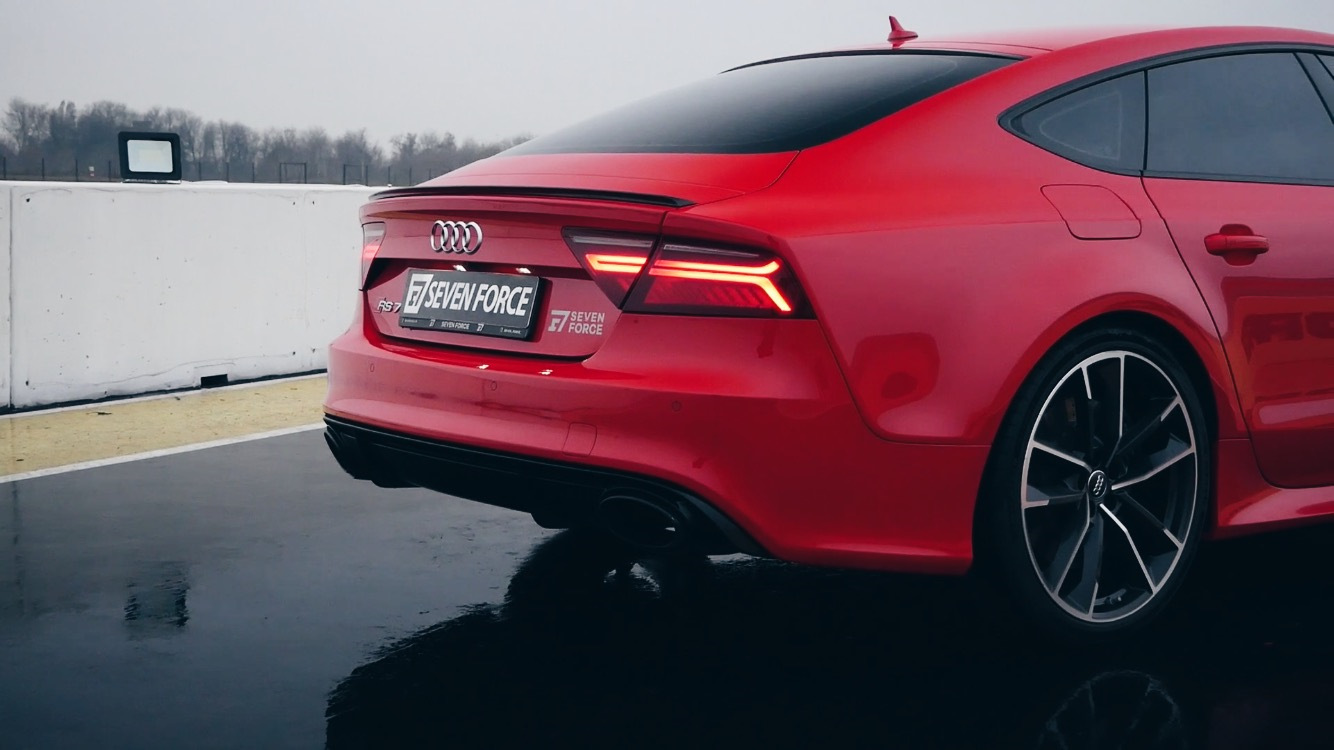 Audi rs7 Sportback силуэт сбоку