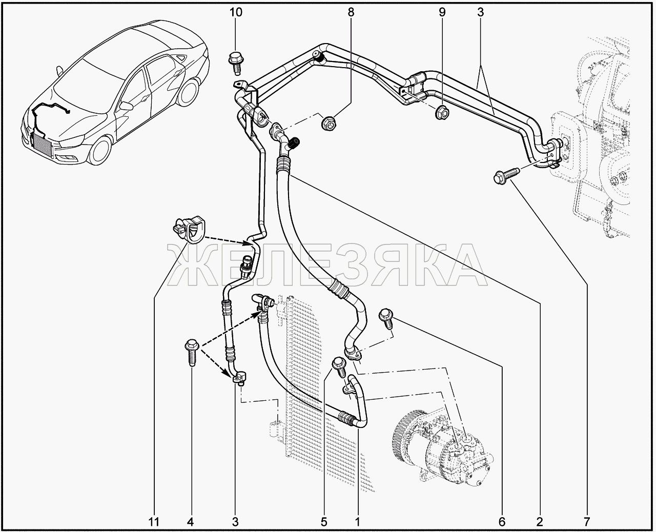 Кондиционер на вестах — НОРМА ЗАПРАВКИ! — Lada Vesta SW Cross, 1,8 л, 2017  года | запчасти | DRIVE2