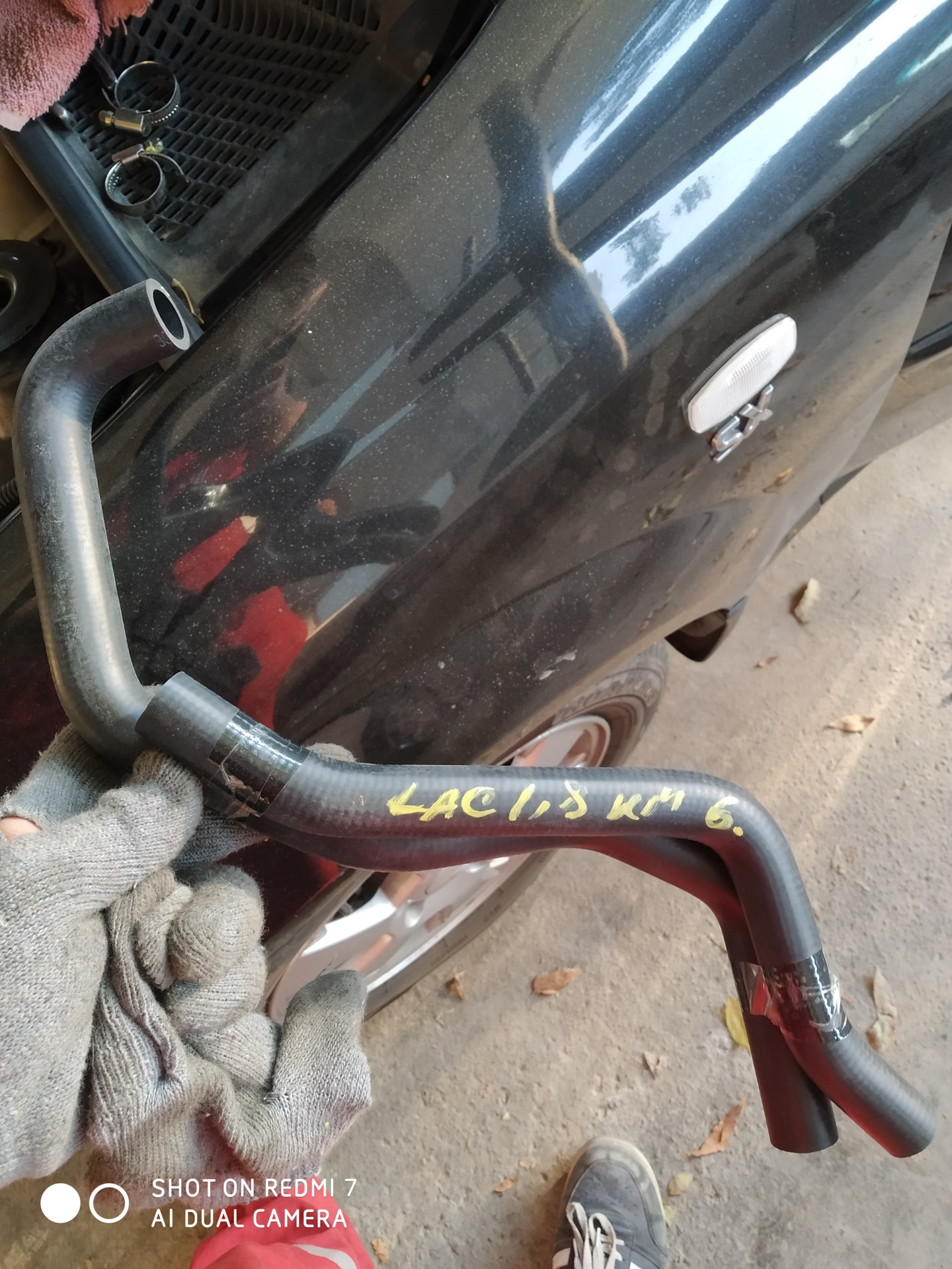 Замена шлангов на печки Lacetti - Chevrolet Lacetti Sedan, 1,8 л, 2010 года запч