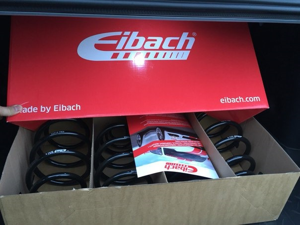 Eibach pro-kit -30 + Koni Sport — Audi A4 (B7), 2 л, 2006 года ...