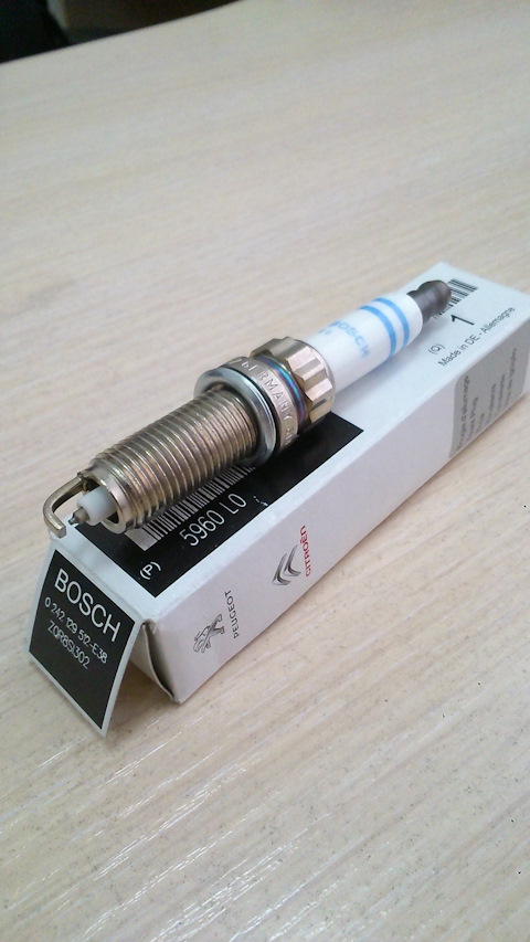 5960L0 Свеча ZQR8SI302 PSA 1.6 16V 07-> Peugeot Citroen | Запчасти на ...