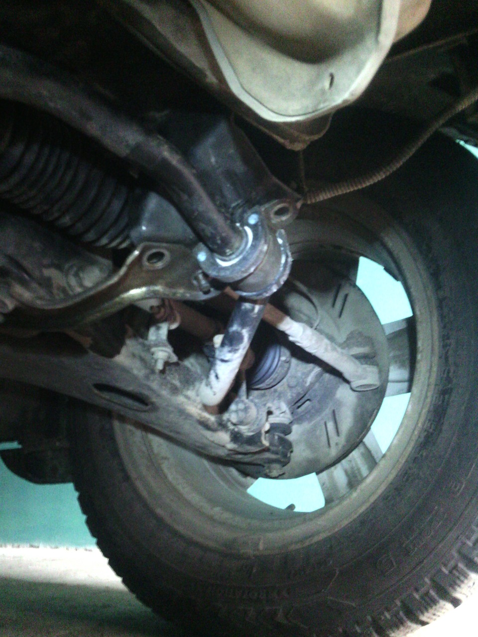 Поменял втулки стабилизатора (передние) — Subaru Forester (SH), 2,5 л ...