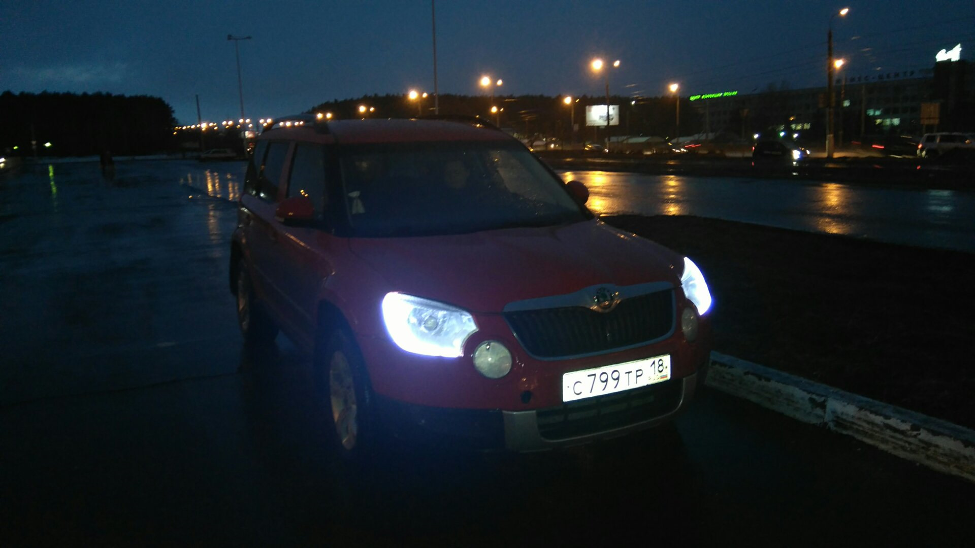 светодиодная лента в skoda yeti